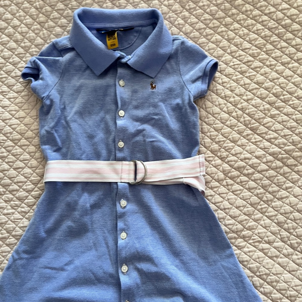 Ralph Lauren girls dress and belt (3T)
